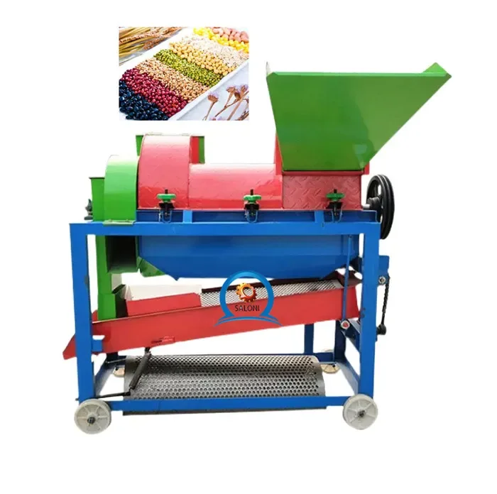 hot sale electric small portable sorghum soybean multi crop paddy rice wheat maize peeler corn sheller thresher