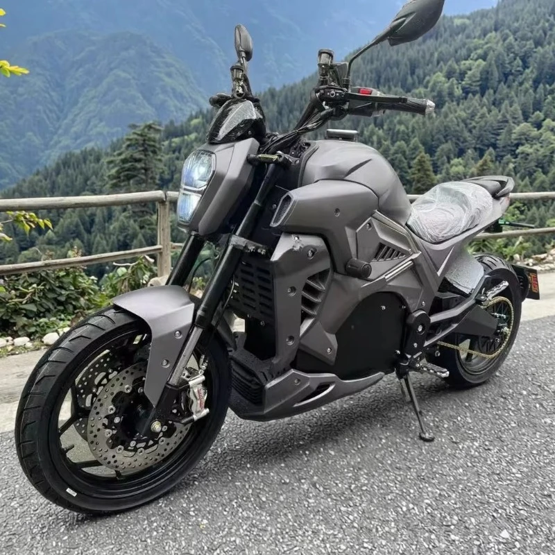 

High Power Electric Motorcycle 8000W Chain Motor Lithium Battery Mid Motor 140-180km/h