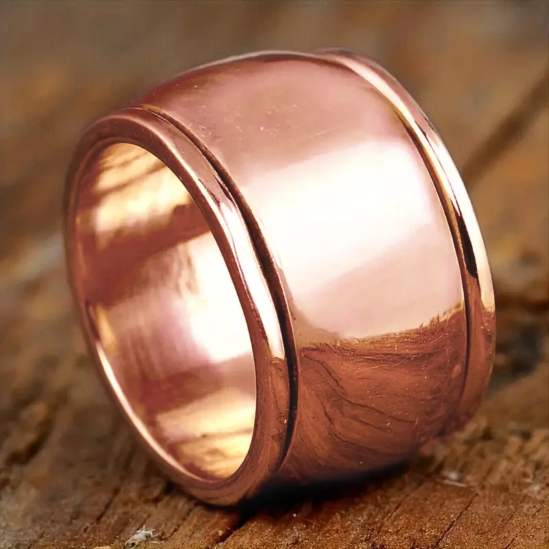 European American Fashion Minimalist Geometric Wide Index Finger Ring for Couples Hot Selling Unisex Jewelry Accessories Gifts