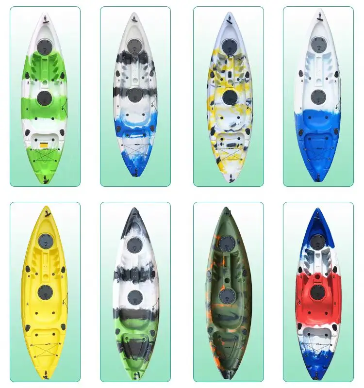 Wholesale Single Seat Ocean Fishing Kayak High Quantity Sit on Top Sea Kayak