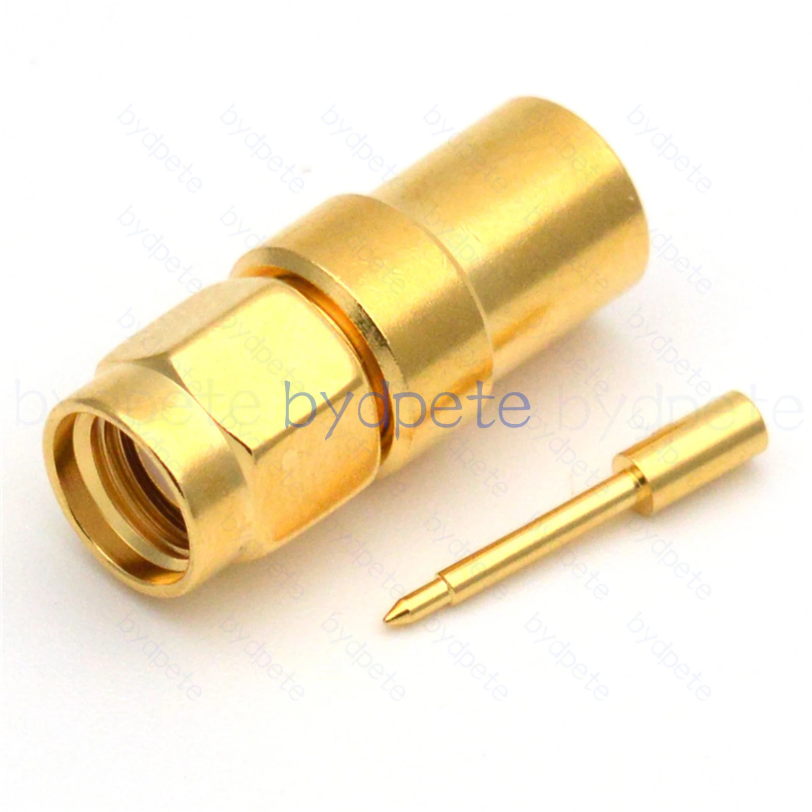 RG401 SMA Male Plug Connector Solder for RG-401 Coaxial Cable Coax Semi RF 50ohm