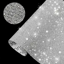 Self Adhesive Crystal Rhinestone Glue Diamond Ribbon DIY Sticker Rhinestones for Arts Crafts DIY Event Car Phone Decoration