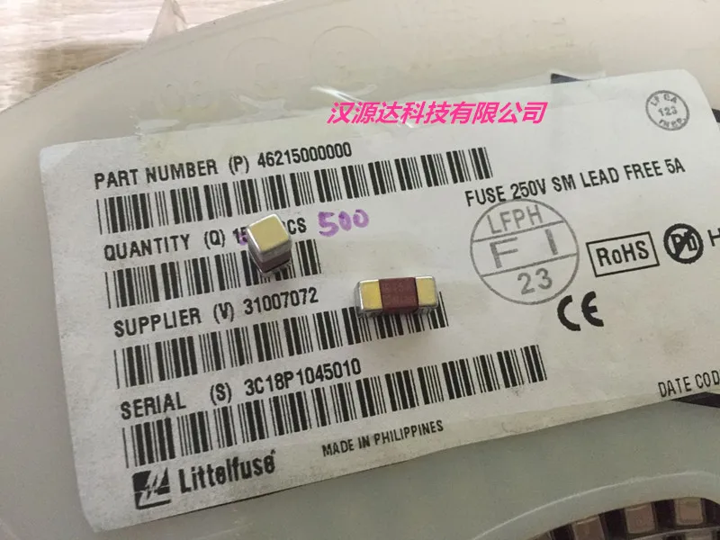 

5pcs/lot 46215000000 T5A 462 L 250V 5A 350VAC/DC chips Electronic new