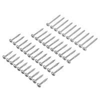 ENJOYWOOD 100pcs Pocket Hole Screw for XK4 Pocket Hole Jig 1inch 1-1/4inch 2inch 1-1/2inch Zinc Alloy Screws