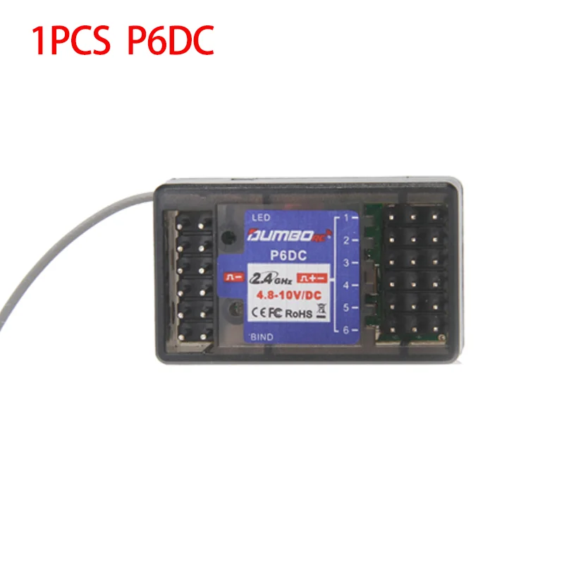 DUMBORC P6FG X10FG P6DC X4FMG MINI 4CH 6CH 10CH Empfänger 4,8-10V Spannung Rückkehr für X6 DDF-350 Sender RC Auto Boot Tank