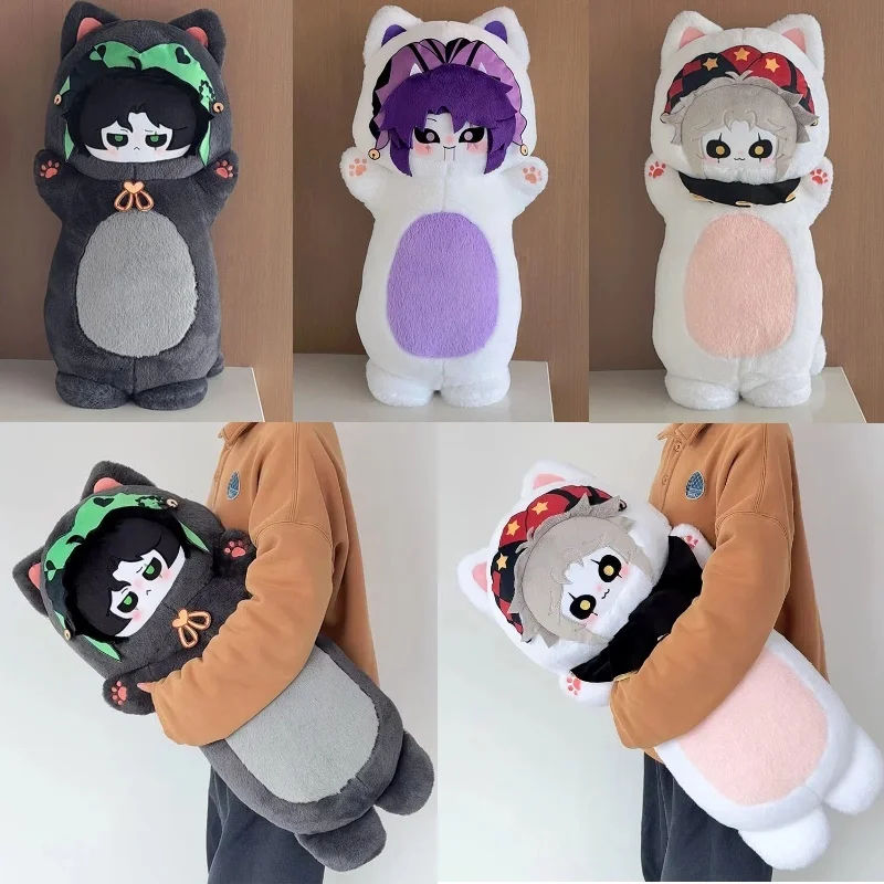Almohada de Peluche de 80CM del Circo de los Arlequines, Linda Almohada de Peluche de Pierrot Extra Grande para Dormir, Juguete de Peluche para Decorar la Habitación