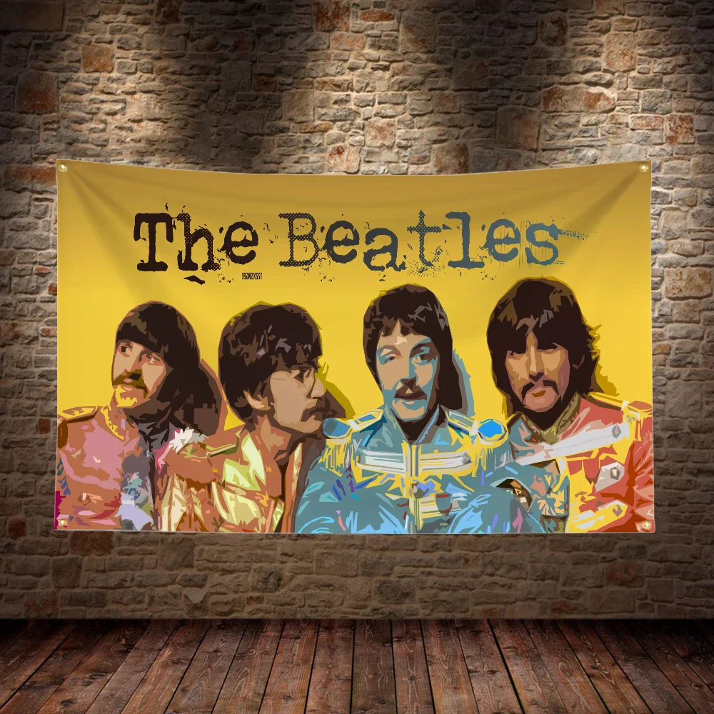 Rock-Beatles Custom Flag Home Decor Items Home & Garden Funny Flags and Banners Deutschland Penetration Workshop Flags for Rooms