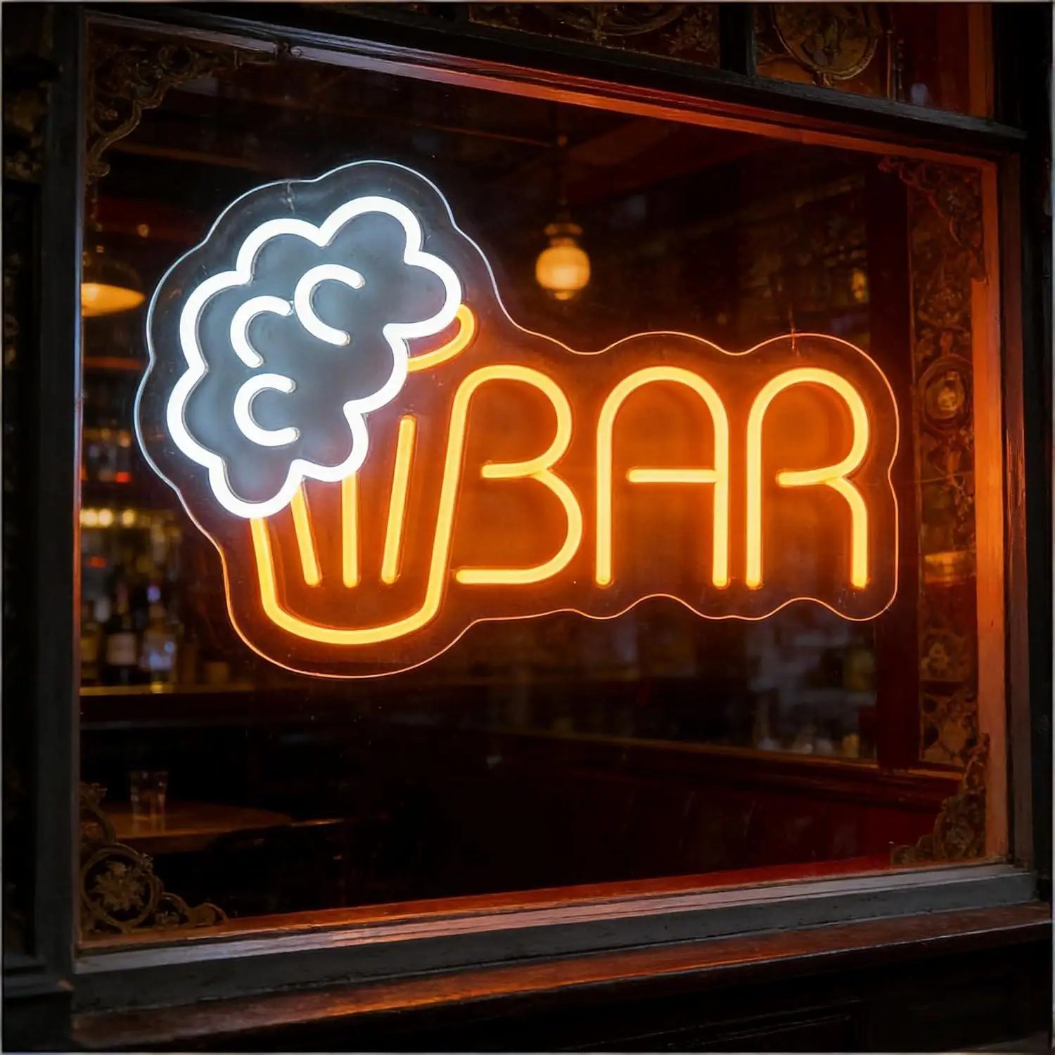 バーネオンサインusb調光可能なledライトパブ居酒屋ビールハウスナイトクラブフロントウィンドウ壁装飾商業雰囲気サイン用