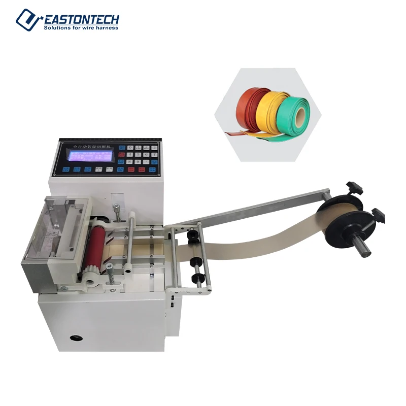 

EW-1365 Fully Automatic PVC & Silicone Tube Cutter Braid Hose Cut To Length Machine Pipe Cutting Machine