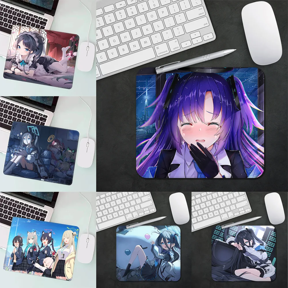 Alice Tendou Blue Archive Gaming Mouse Pad XS Small Mousepad For PC Gamer Desktop Decoration Office Mouse Mat Deskmat Rug