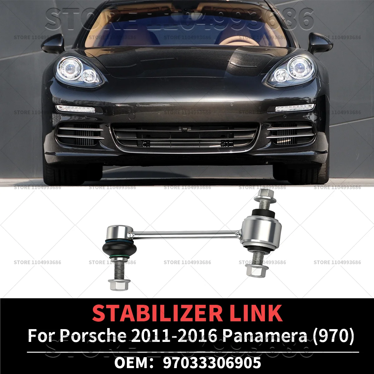 

For 2011-2016 Porsche Panamera (970) Front Stabilizer Link OEM 97034306902 970343069011 97034306901 970343069003 97034306903