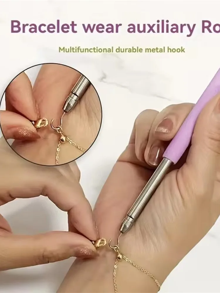 Aide à porter un outil de bracelet, partenaire de bijoux, aide à la fixation rapide, équipement d'accrochage, pinces, fermoirs, attaches, fermeture éclair, artisanat