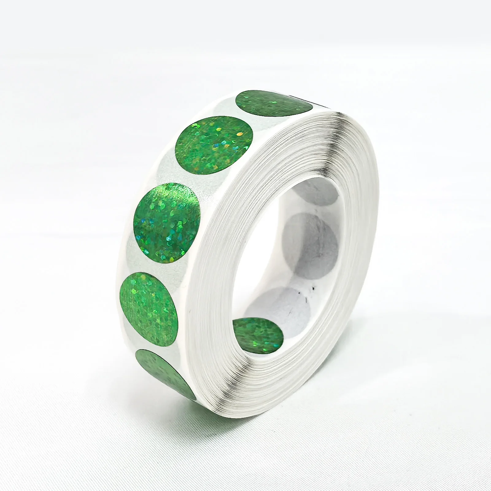 Scratch Off Stickers 16*16mm Round Holographic Laser Color Metallic Hologram game Scratch Sticker Scratch Off  Card