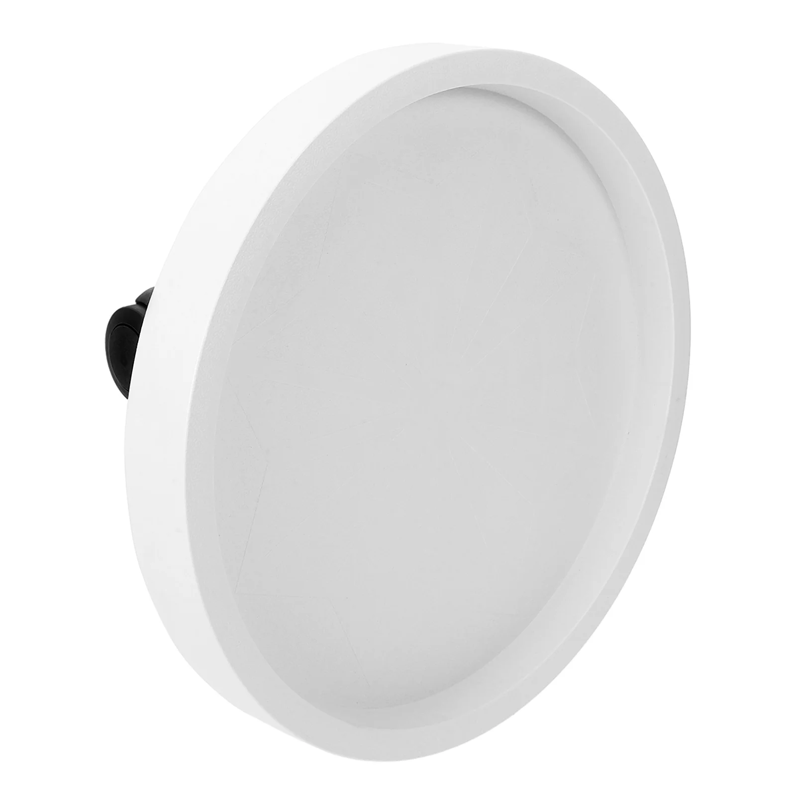 

Round Flower Pot Base with Wheels White Saucer Tray Plant Coasters Mover Stands Rolling Storage Holders Plastic