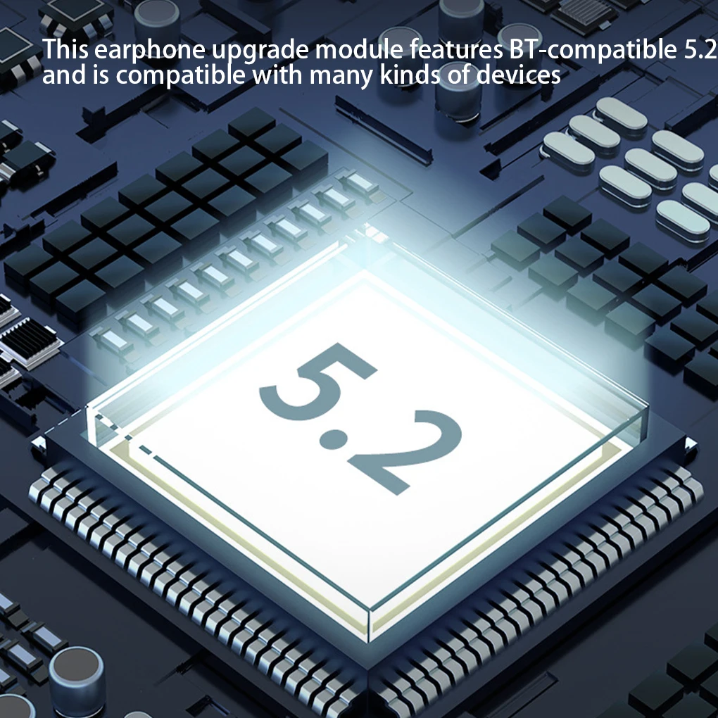 Módulo inalámbrico para auriculares, Cable de actualización, sonido HiFi, desmontable, compatible con Bluetooth, tipo B