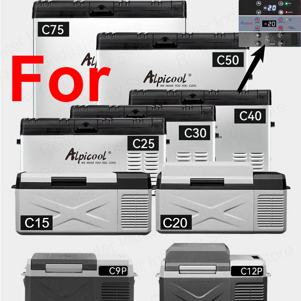 Alpicool Car Refrigerator Circuit Board Freezer Accessories Cooler Control Panel PCB Vehicle Freezer C series Universal with app