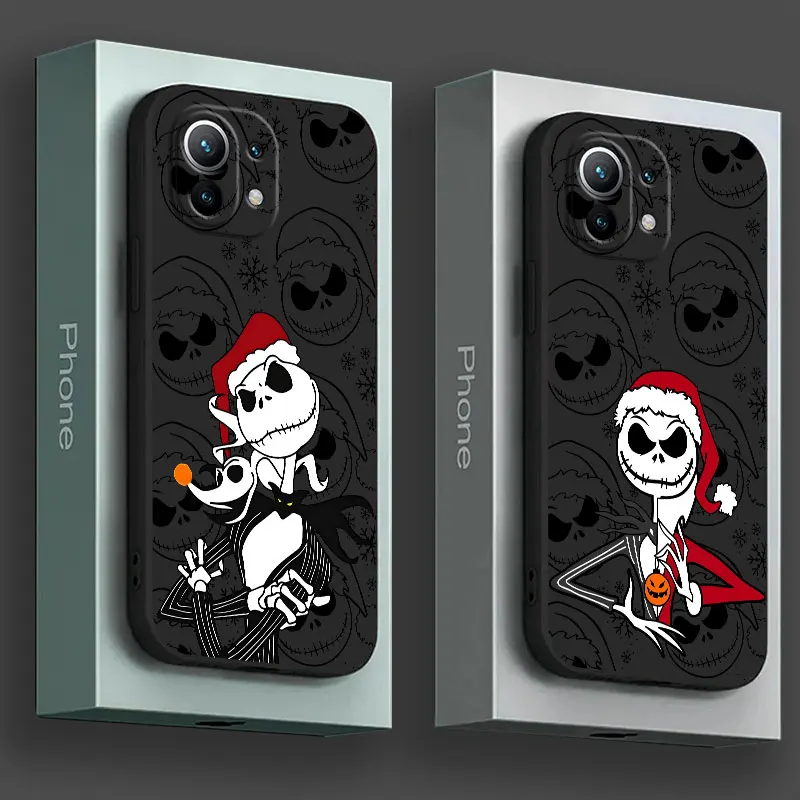 

Jack Skellington Christmas Phone Case For Xiaomi 15T 14T Pro 13T Mi 11T 10T 15 Ultra Poco X7 F7 M7 Pro X3 X5 X6 M5 F6 Soft Cover