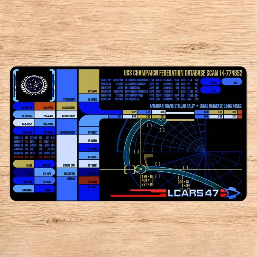 Starship Structural Profiles Mouse Pads Gaming Mats Carpet Desk Gadgets Playmat Rug Desk Mat Room Decor Pc Accessories Gamer