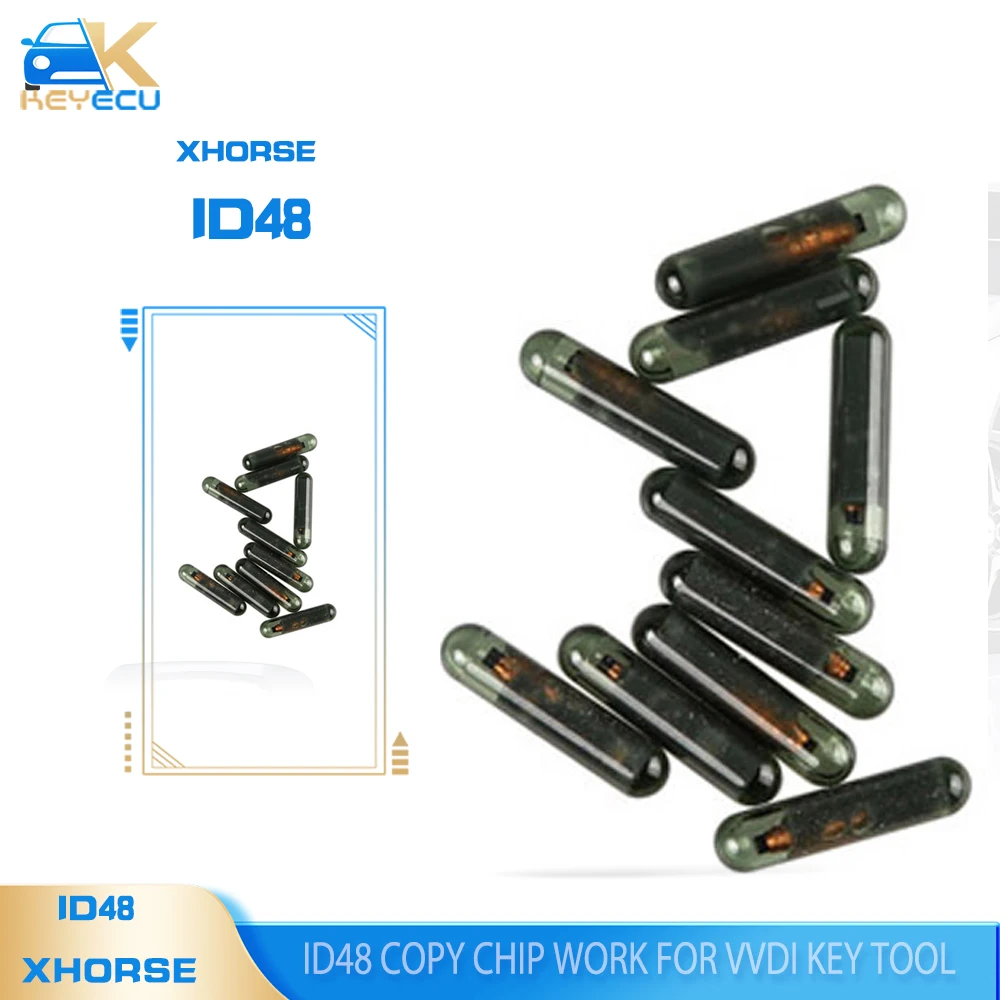 

XHORSE Pack of 10 , ID48 Copy Chip Work for VVDI Key Tool