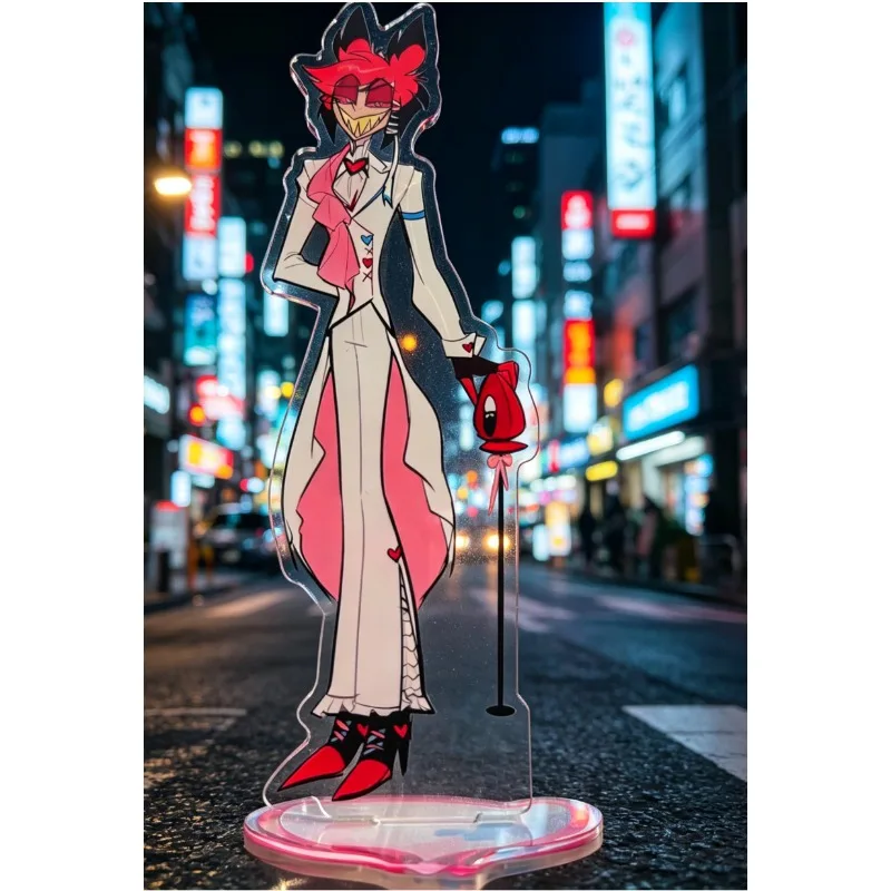 

Stand for Hazbin Hotel Alastor Cartoon Figure Desktop Decoration Collectible Model Toy