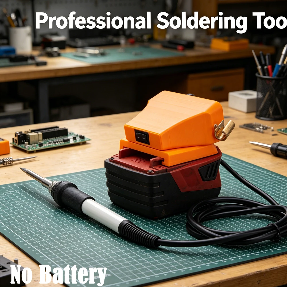 

Цифровая паяльная станция T12 OLED для литиевых аккумуляторов HILTI B22 CPC, электронный паяльник для DIY (батарея в комплект не входит)