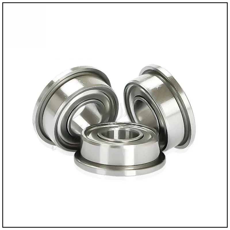 5Pcs F682ZZ F683ZZ F684ZZ F685ZZ F686ZZ F687ZZ F688ZZ F689ZZ Flange Ball Bearing Thin Wall Metal Shielded Flanged Bearings
