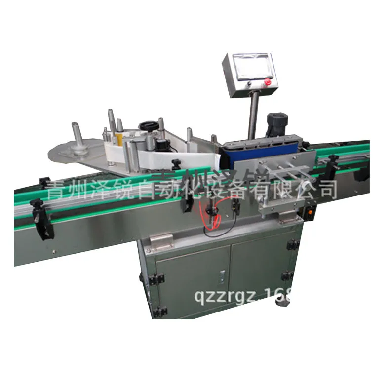 توريد آلة وضع العلامات الأوتوماتيكية لزيت الطعام Baijiu للنبيذ ذاتية اللصق، آلة وضع العلامات الأوتوماتيكية على الوجهين