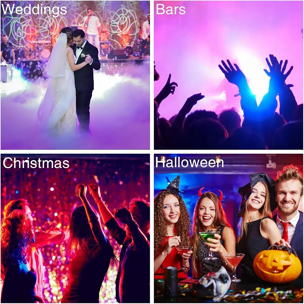 DAGTOUZ 36LED RC DMX512 Stage Light DJ Disco Light Wedding and Holiday Lighting Par Light Bar and Club Ambient Light Background image 6