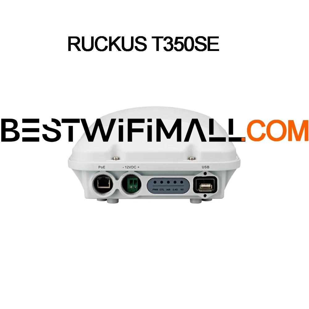 RUCKUS NETWORKS T350SE 901-T350-WW51 901-T350-EU51 Outdoor Access Point WiFi AP 802.11AX 2x2:2 Wi-Fi 6 BeamFlex+ SU/MU-MIMO