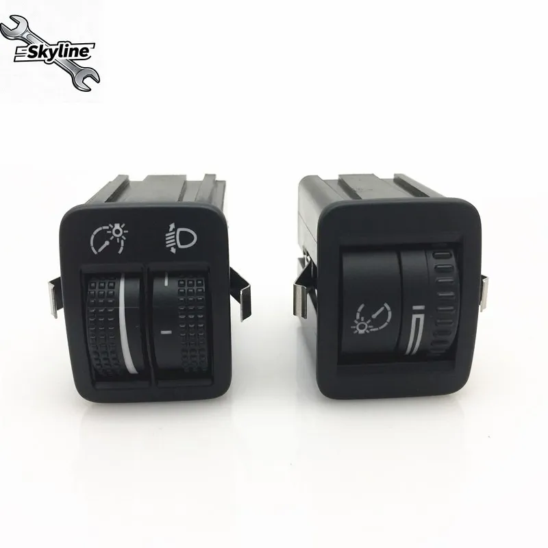 Dashboard Brightness Dimmer Headlight Height Adjustment Switch 2010-2019 5ND941333A 5N0941333A 5ND 941 333A