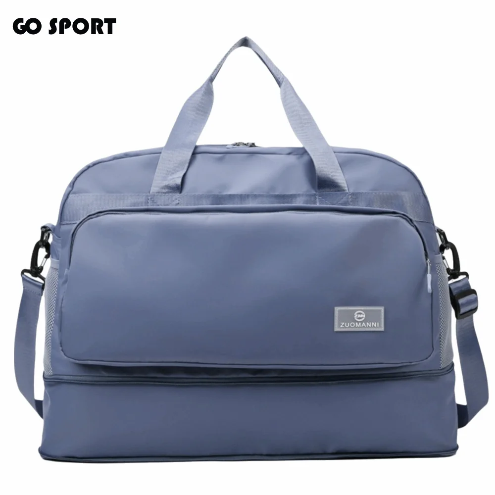 

Expandable Travel Duffel Bag Large Capacity Waterproof Women's Fitness Handbag Crossbody Dry-wet Separation Gym Shoulder Bag