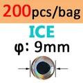 200 piezas de Hielo de 9 mm