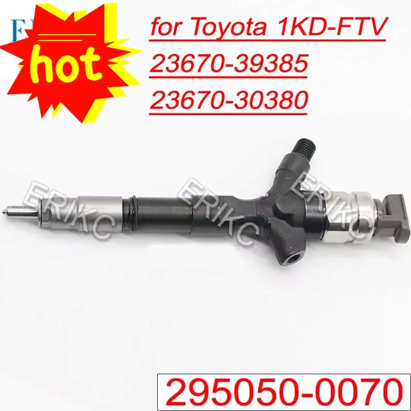 23670-39385 295050-0071 Auto Parts Diesel Inyector 295050-0072 Fuel Injector Nozzle 295050-0070 for TOYOTA 1KD DENSO 23670-30380