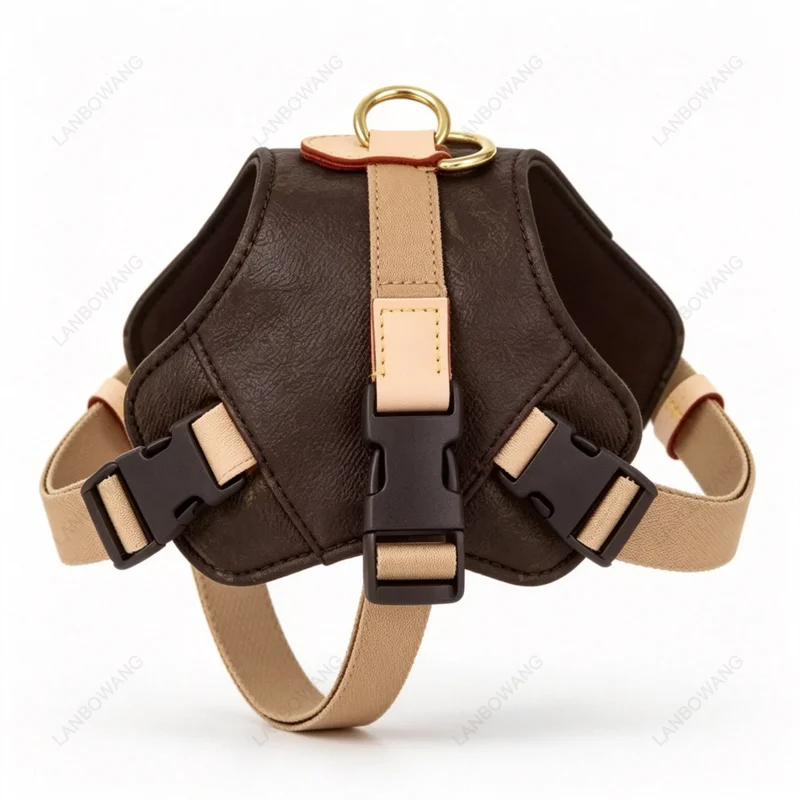for Light Luxury Cats, Dogs, Chest Straps, Traction Ropes, Toilet Bags, Trendy Collars, Vest Style Wearing, Fashionable Pet