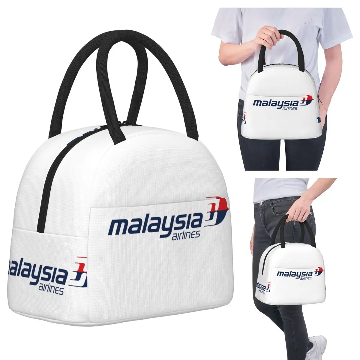 

Malaysia Airlines Сумки для обеда Изолированная коробка для бенто Водонепроницаемая сумка для обеда Герметичные сумки для пикника Сумка-холодильник для женщин Студенческий офис