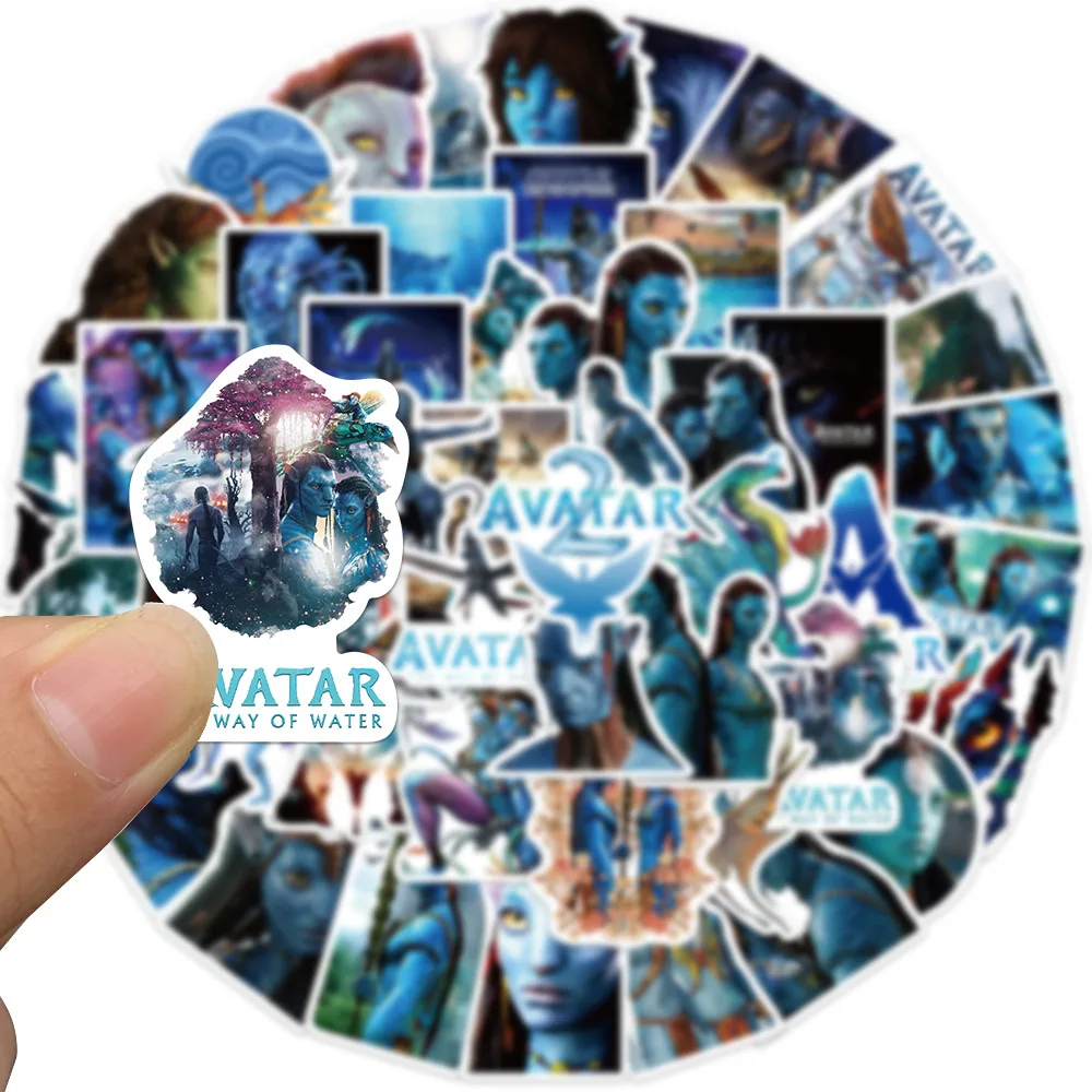 10/30/50PCS Avatar The Way of Water Movie Stickers Graffiti Waterproof Toy DIY Motorcycle Laptop Bike Car Wall Decals Kids Toy