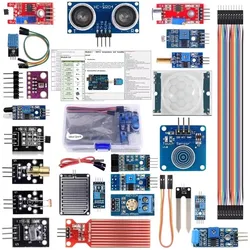 22 in 1 Sensor Kit Module Kit for Robot Learning Beginner Kit Soil Moisture Microphone Photosensitive Obstacle Avoidance Sensor