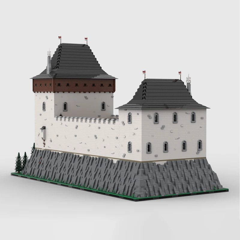 Exquisite New Product MOC Building Blocks Medieval Architecture Model Shtralek Castle Technology Modular Children's Toy DIY Set