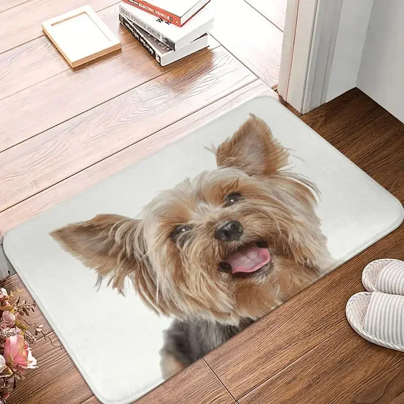 1PCFunny Yorkshire Terrier Doormat Anti-Slip Kitchen Bathroom Mat  Yorkie Dog Garden Floor Door Bedroom Entrance Carpet Rug