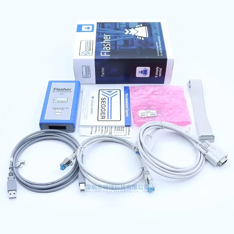 

Оригинальный импортный программатор SEGGER Flasher Pro с функцией записи без подключения к сети, поддерживает загрузку через интерфейс I2C.