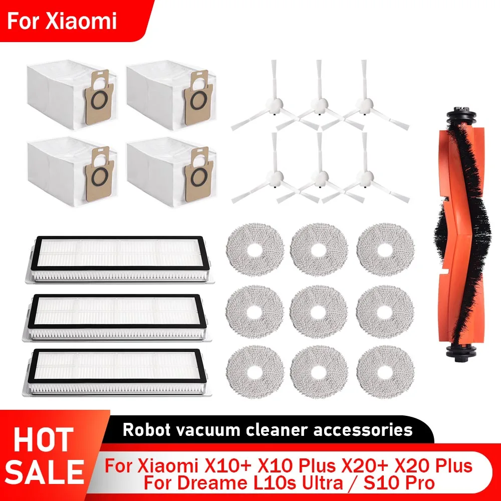 �y�Z�[�����zXiaomi X10+ X10 Plus X20+ X20 Plus�ADreame L10s Ultra / S10 Pro�|���@�p�A�N�Z�T���[�A�_�X�g�o�b�O�A�t�B���^�[�A���b�v�A���C���u���V�A�T�C�h�u���V