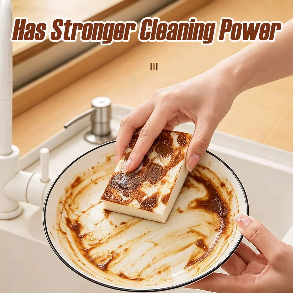 50Pcs Melamine Sponge High Density Magic Eraser Multi-purpose Cleaning Tools Double Compression Sponge Auto Clean Tool