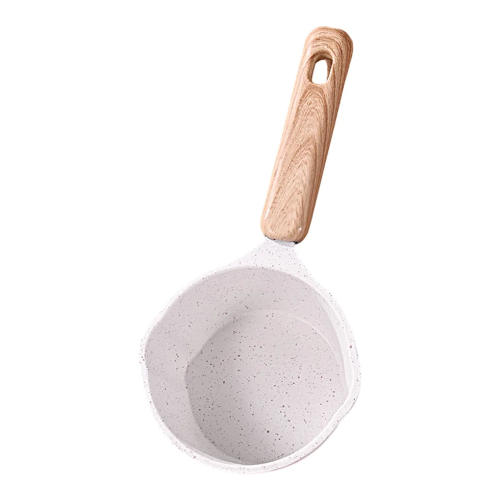 

Non-stick Frying Pan Coffee Milk Warmer Pot Sauce for Cooking Pour Oil Small Aluminum Kitchen Spout Wok Saucepan