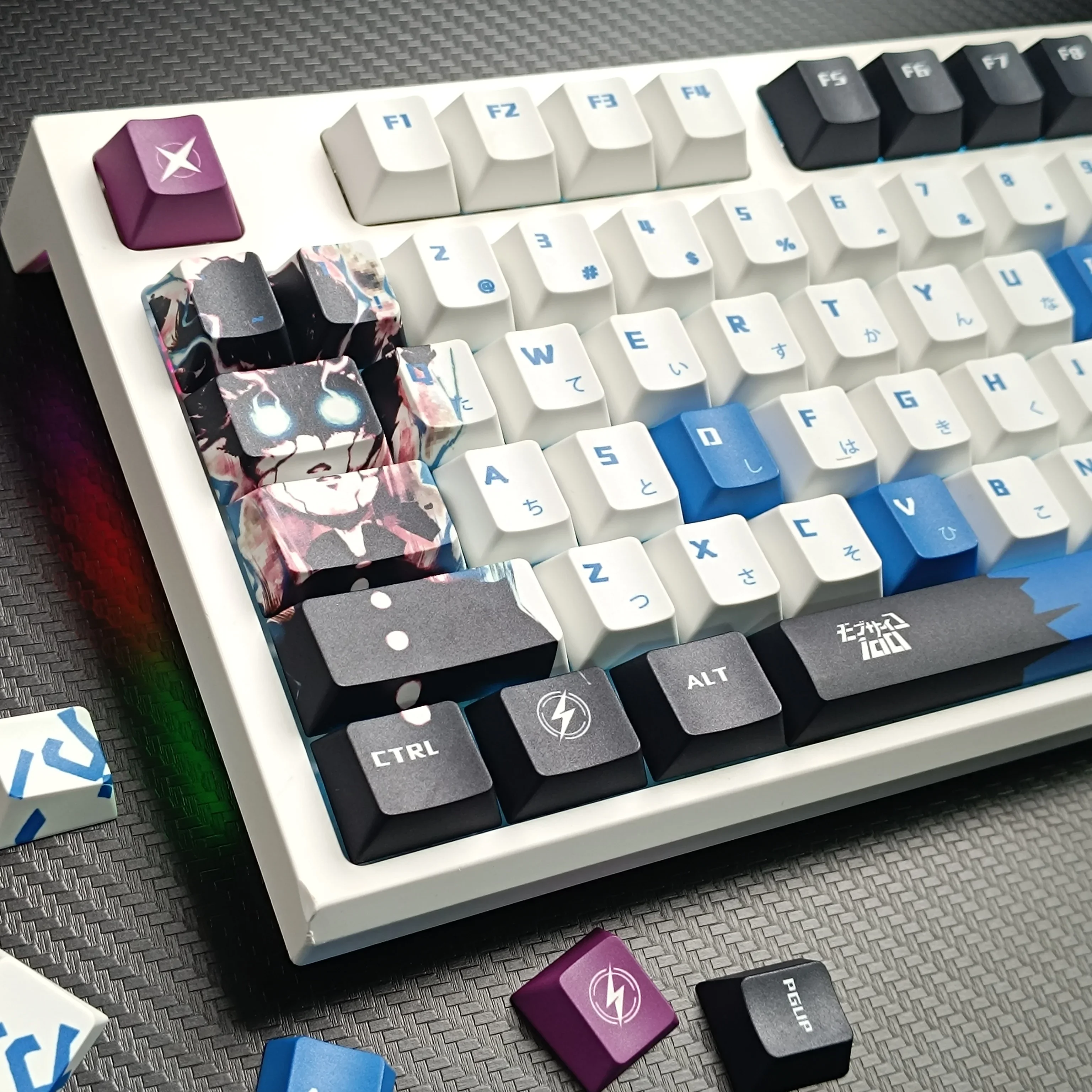 

Theme Customized Keyboard Keycaps PBT Sublimation Keycaps 60/75/87/98/104/108