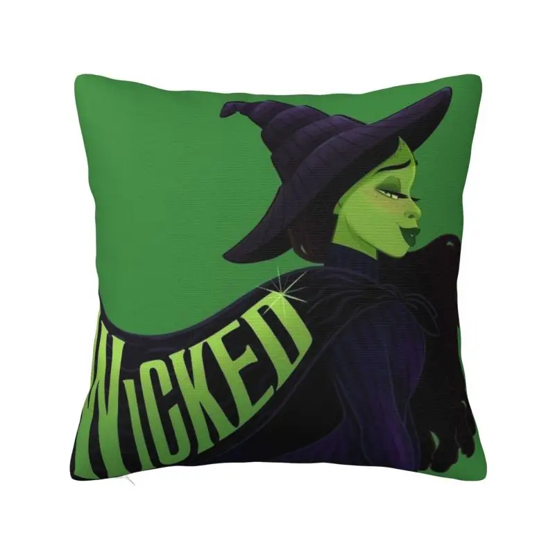 Custom Wicked The Musical Square Pillowcover Home Decor Cushions Throw Pillow for Sofa Double-sided Printing