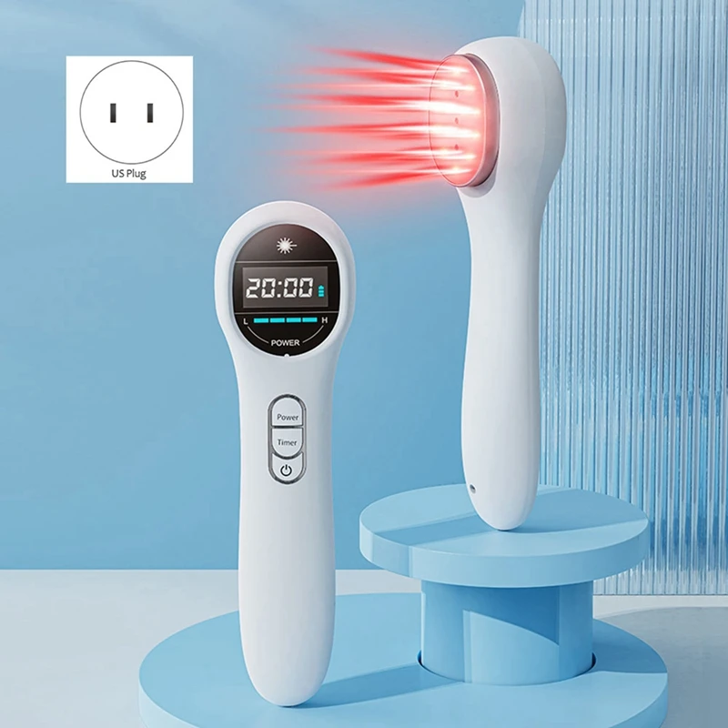 Imagem -04 - Instrumento de Fisioterapia a Laser Semicondutor Aparelho Terapêutico de Luz Vermelha Lâmpada Infravermelha Distante