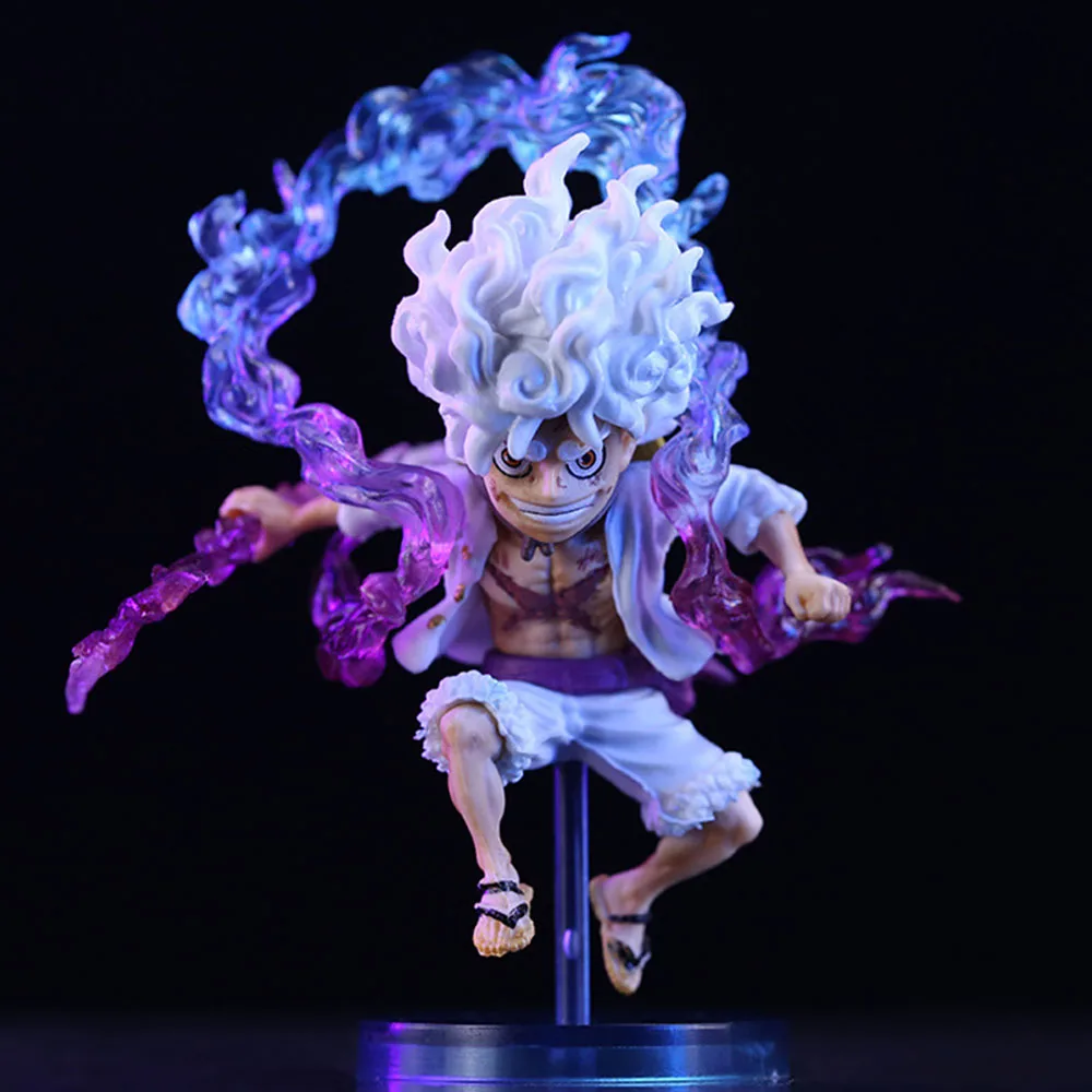 New One Piece Anime Figure Sun God Nika Luffy Gear 5 Statue Action Figurine Pvc Model Doll Collection Toy Gift Kids