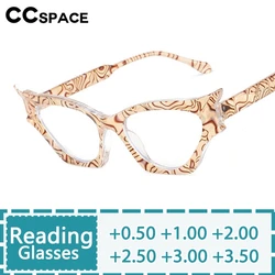 Colorful Cat Eye Reading Glasses Women Stylish Casual Optical Presbyopia Eyeglasses Diopter +50+100+150+200+250+300+350 300887