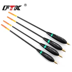 FTK 5 Styles Barguzinsky Fir Bobber Fishing Float Mixed Size 20cm-26.5cm Copper Ocean Rock Buoy for Carp Fishing Tackle