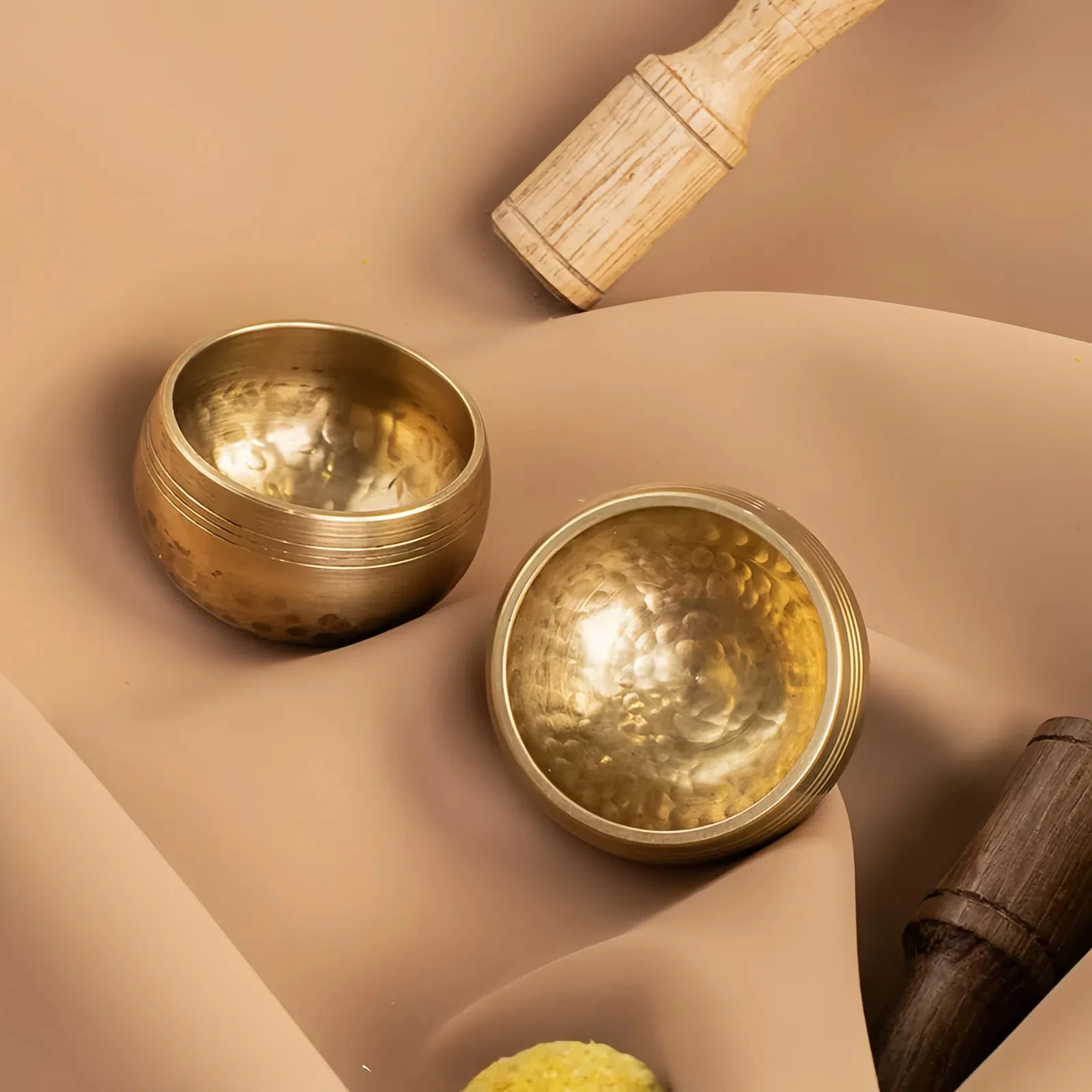 Mini Singing Bowl, Buddhist Chant Bowl, Yoga Meditation Bowl, Sound Bowl, Copper Chime, Meditation Copper Bowl Ornament